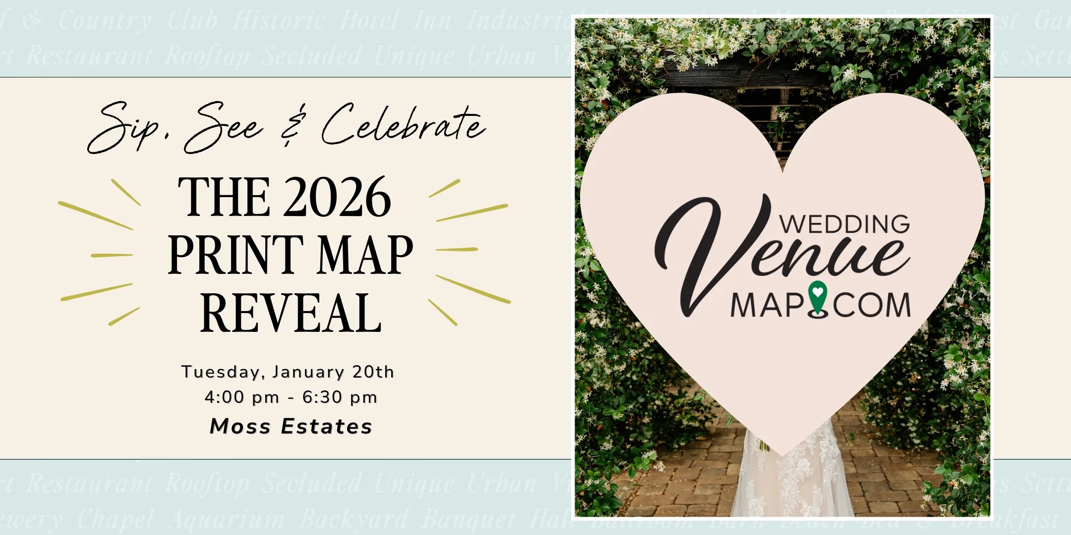 Sip See Celebrate 2026 Issue Of Wedding Venue Map Wedding Venue Map Jan 2026 Sip See Header.webp