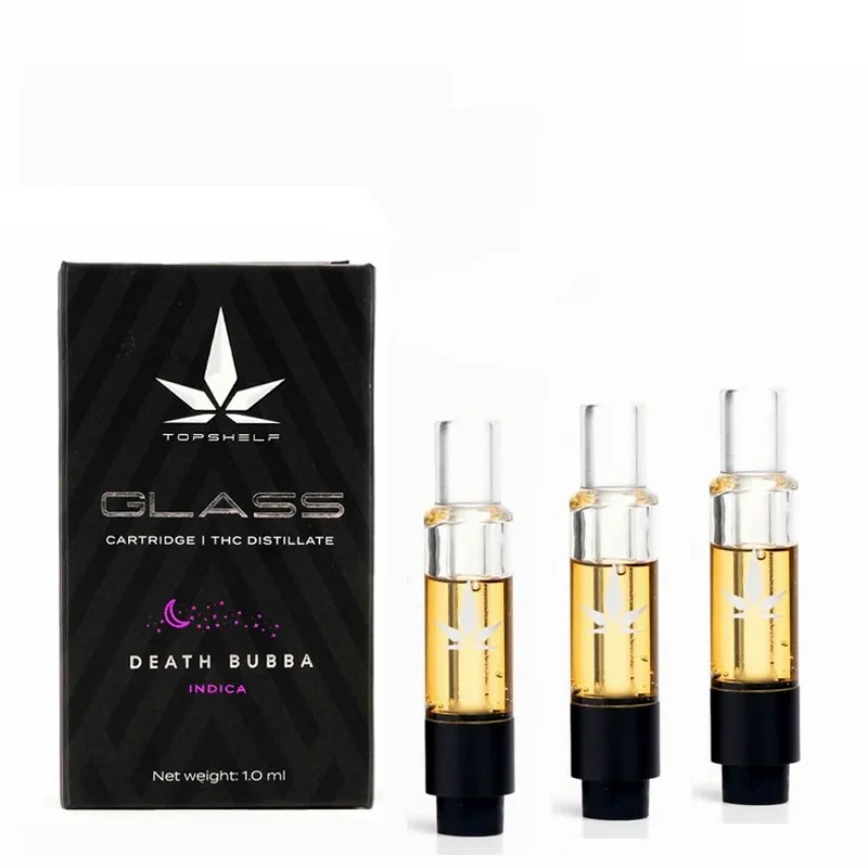 1g top shelf thc glass vape cartridge