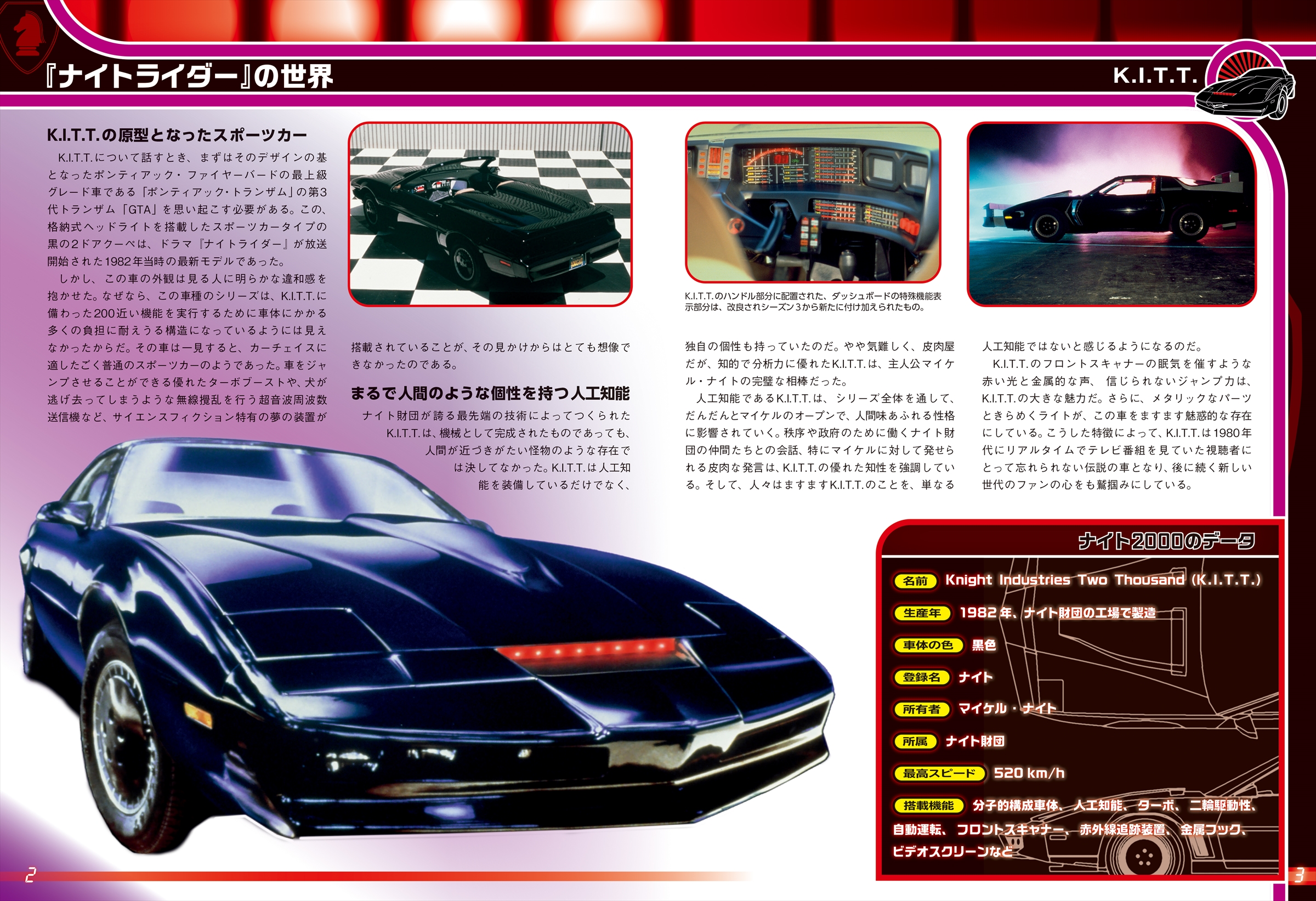 伝説の電子頭脳搭載車“ナイト2000”が作れる！週刊「ナイトライダー