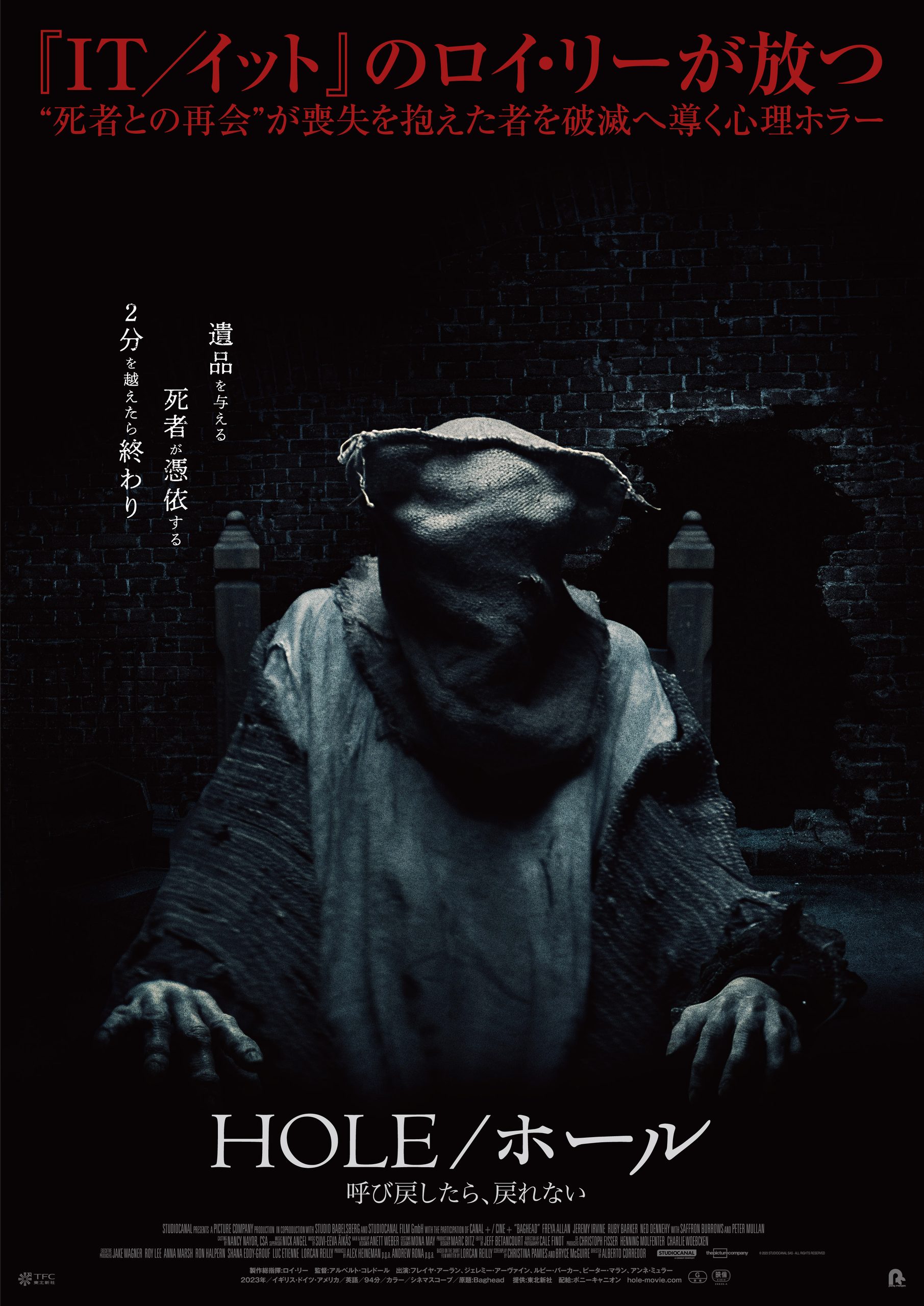 “死者と会話できるのは2分間だけ”——心理ホラー『HOLE／ホール 呼び戻したら、戻れない』本ポスター＆予告編解禁