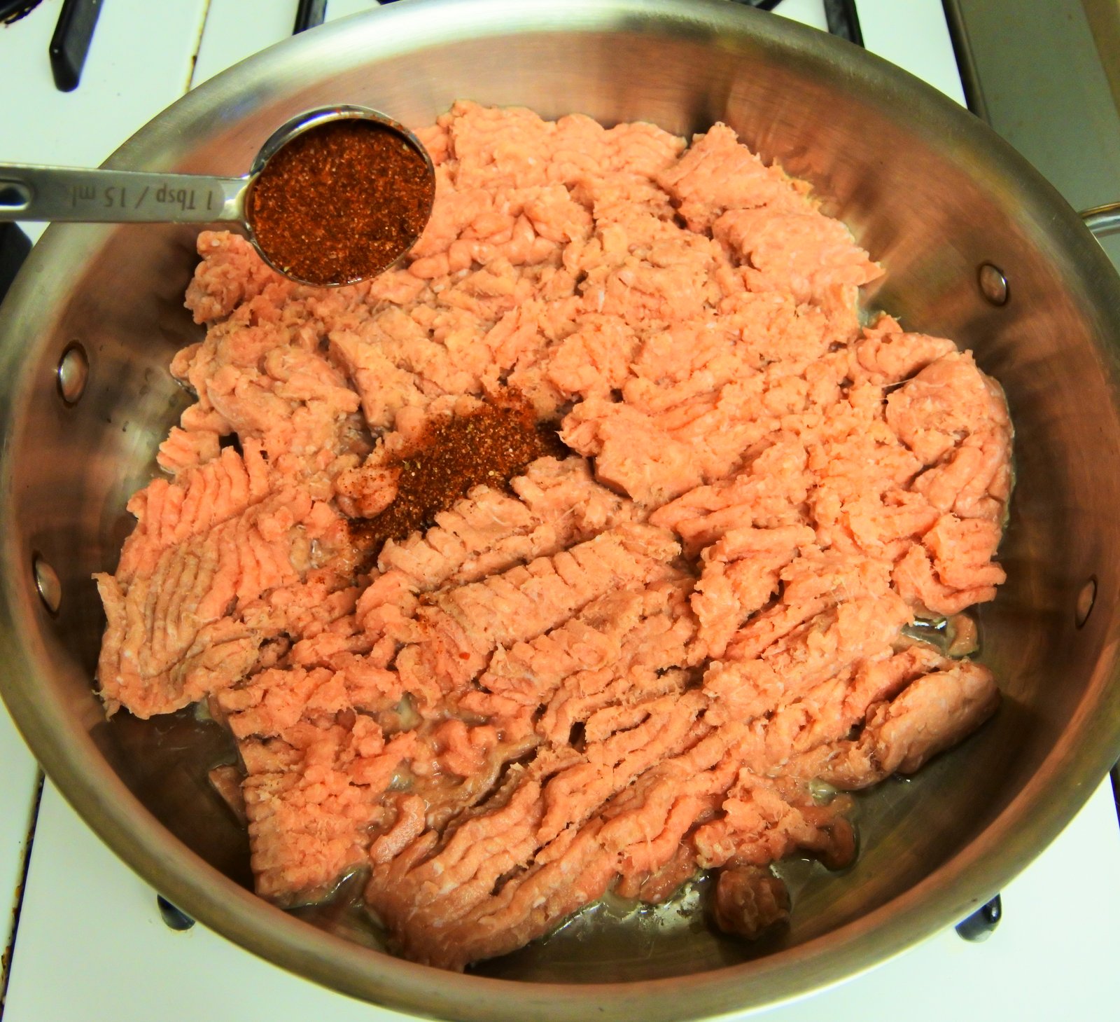 Add the taco seasoning