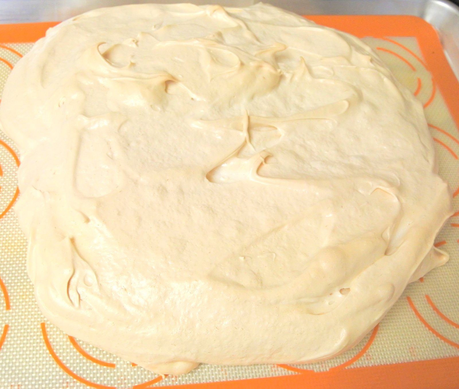 Bake merengue for about 1.5 hours