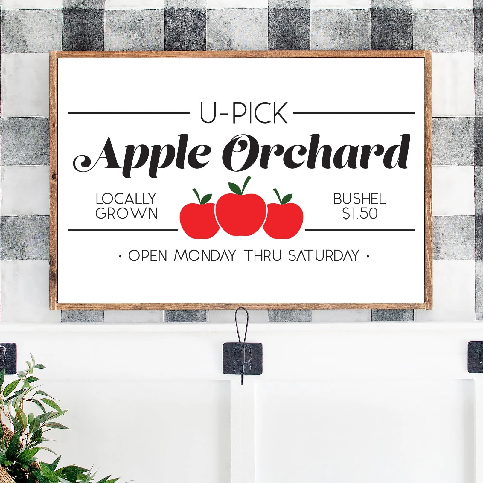 Join plus today for your discounted first month! Apple Picking Sign Svg File Weekend Craft