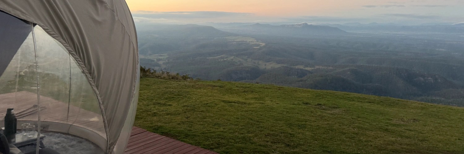 4 bubble tents in New South Wales you can sleep in