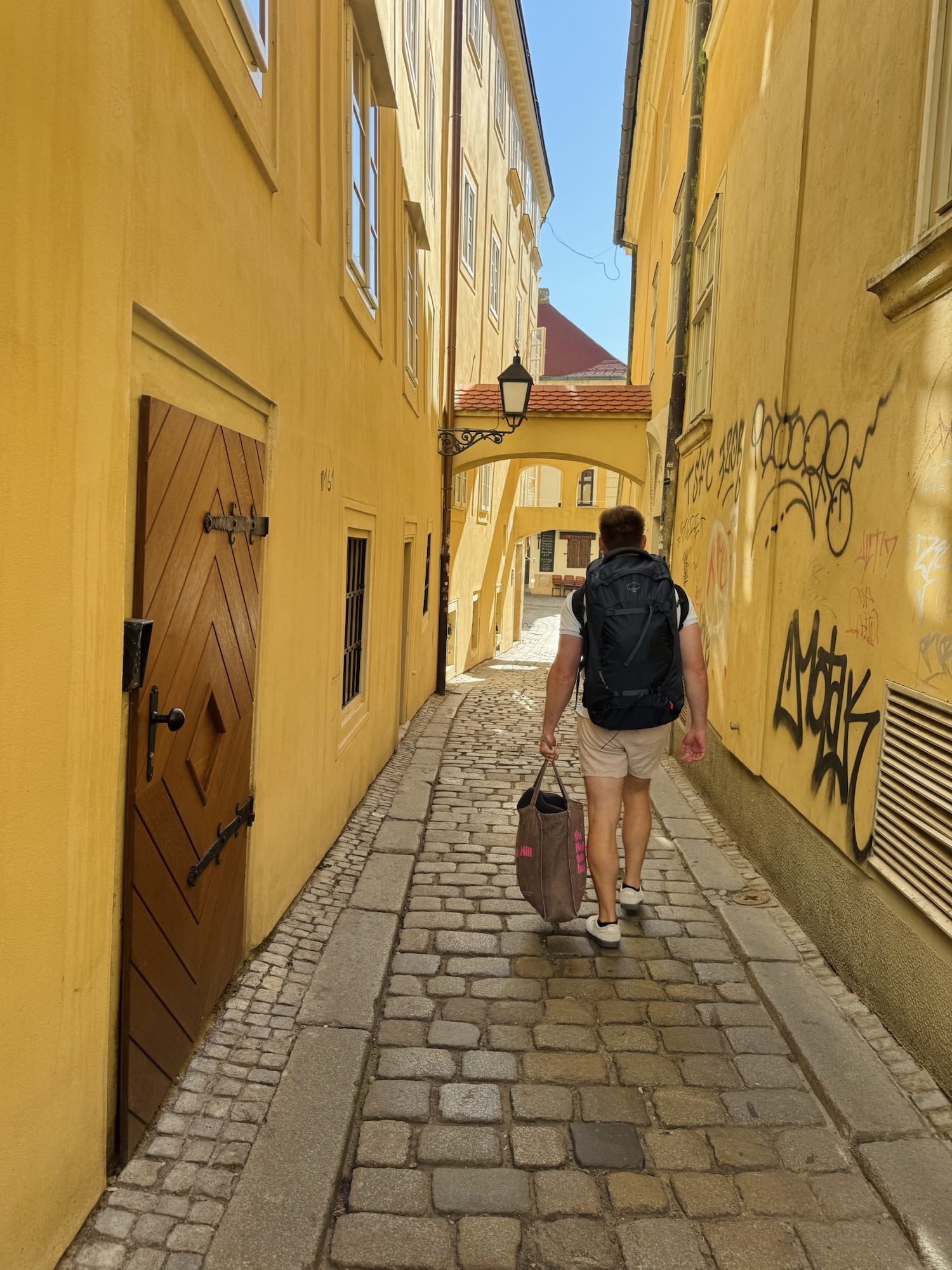 Alley in Bratislava Slovakia