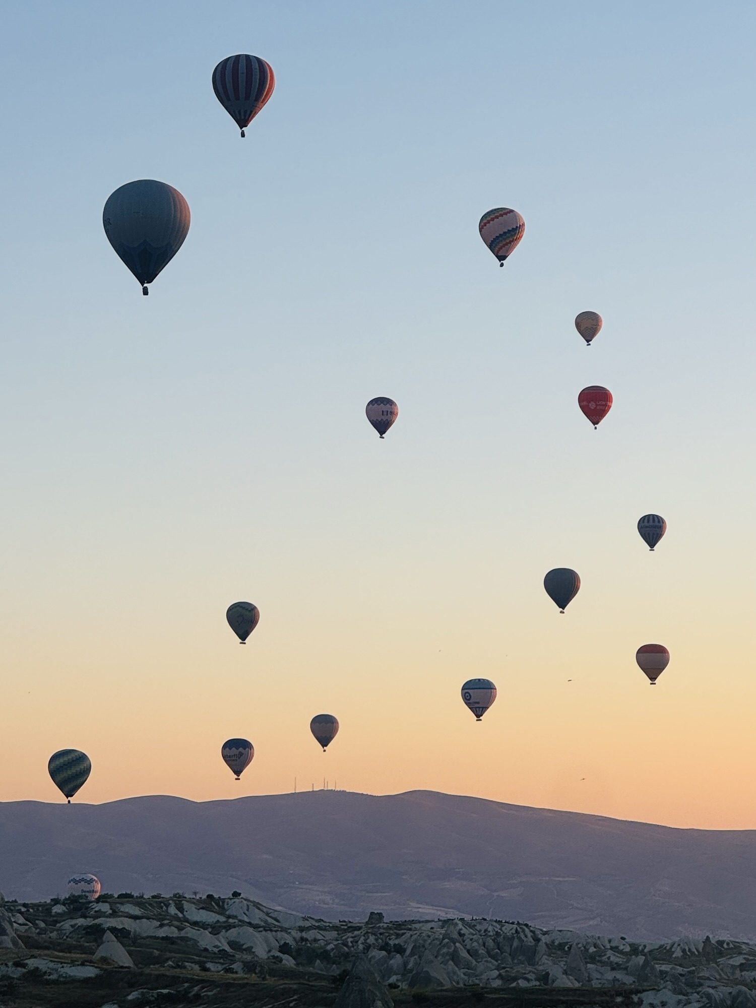 Hot air ballons in Turkey