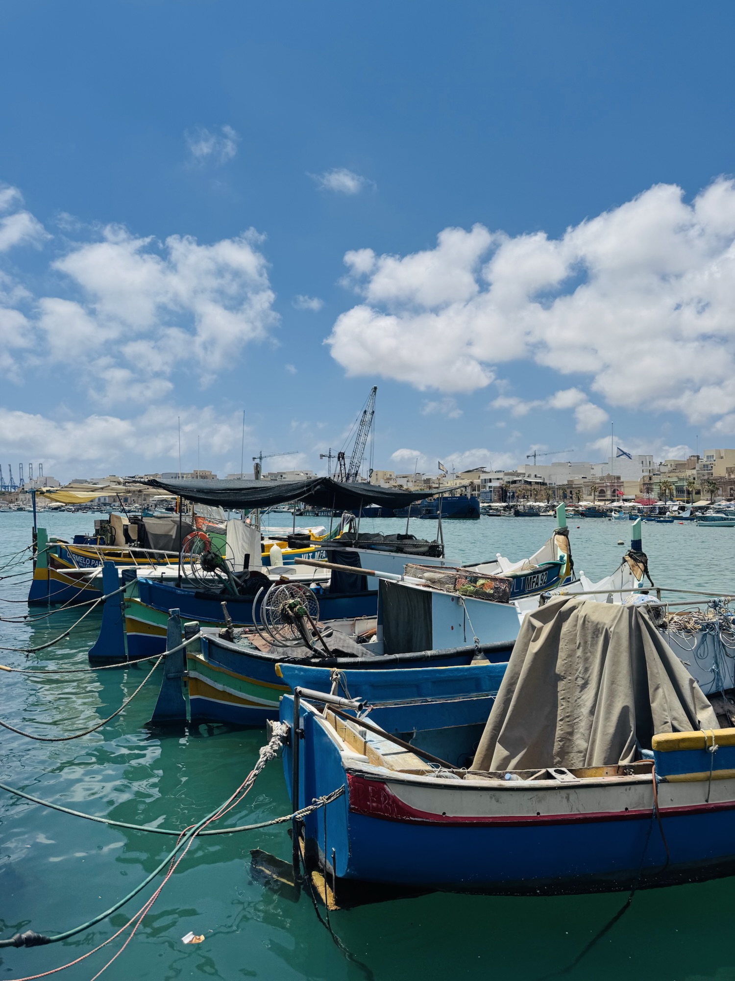 Fishing boats in Malta harbor