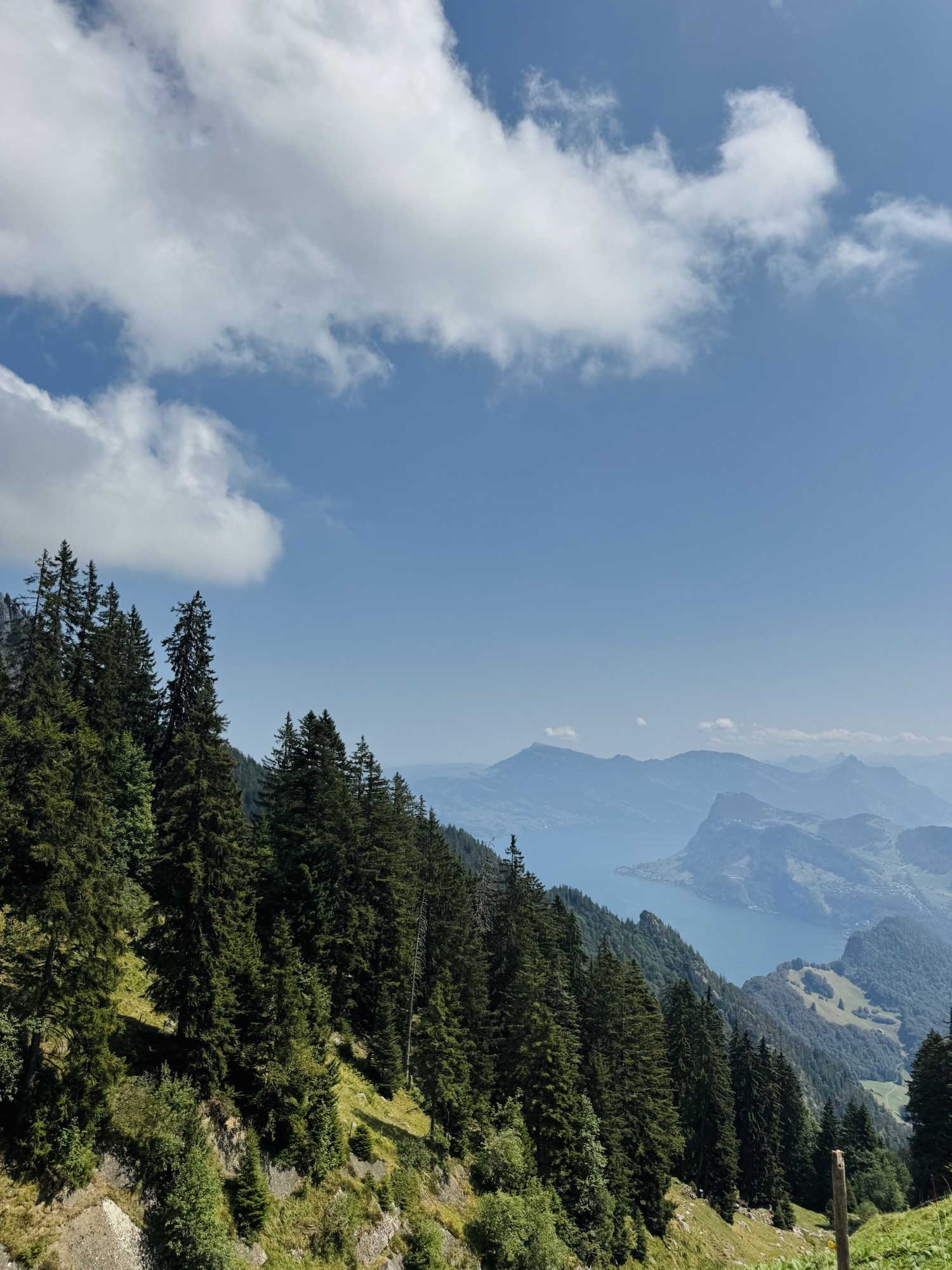 View from Mount Pilatus in Switzerland