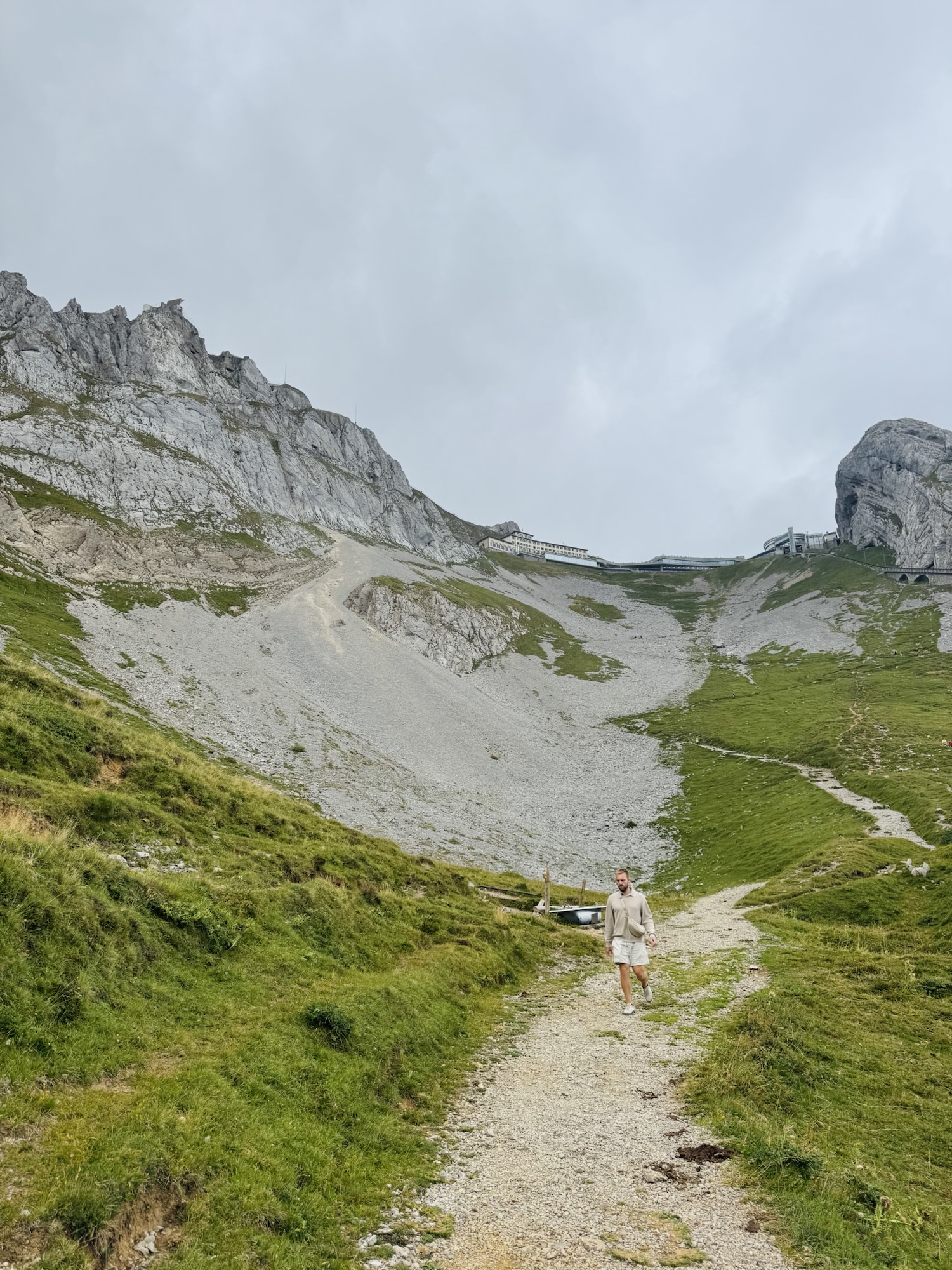 Path on Mount Pilatus in Switzerland