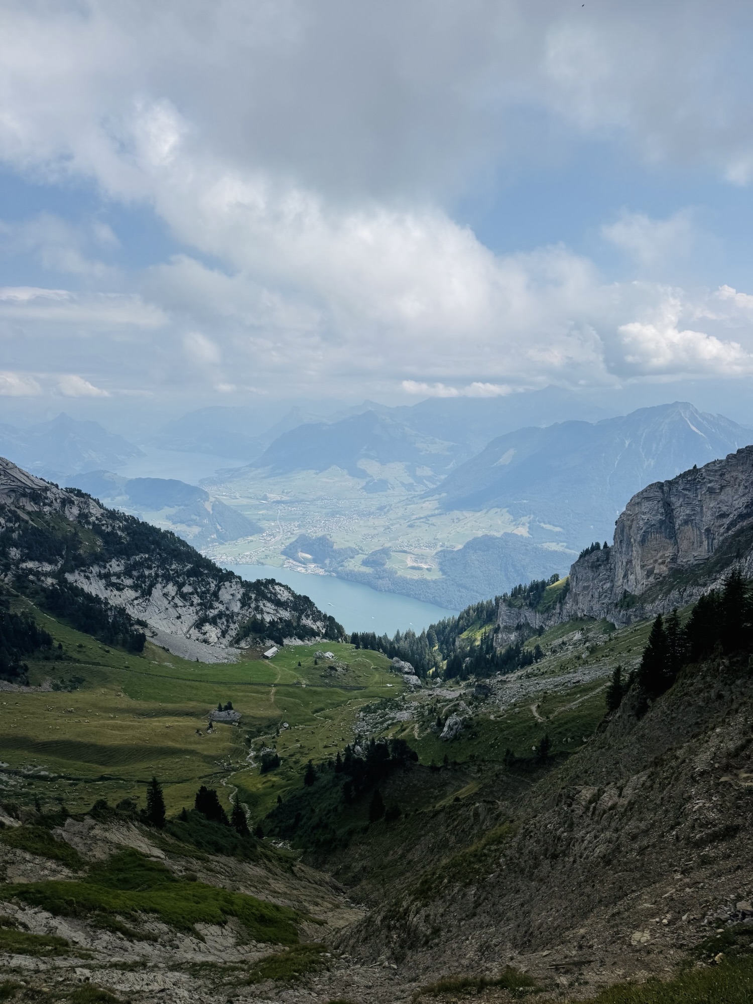 View from Mount Pilatus in Switzerland