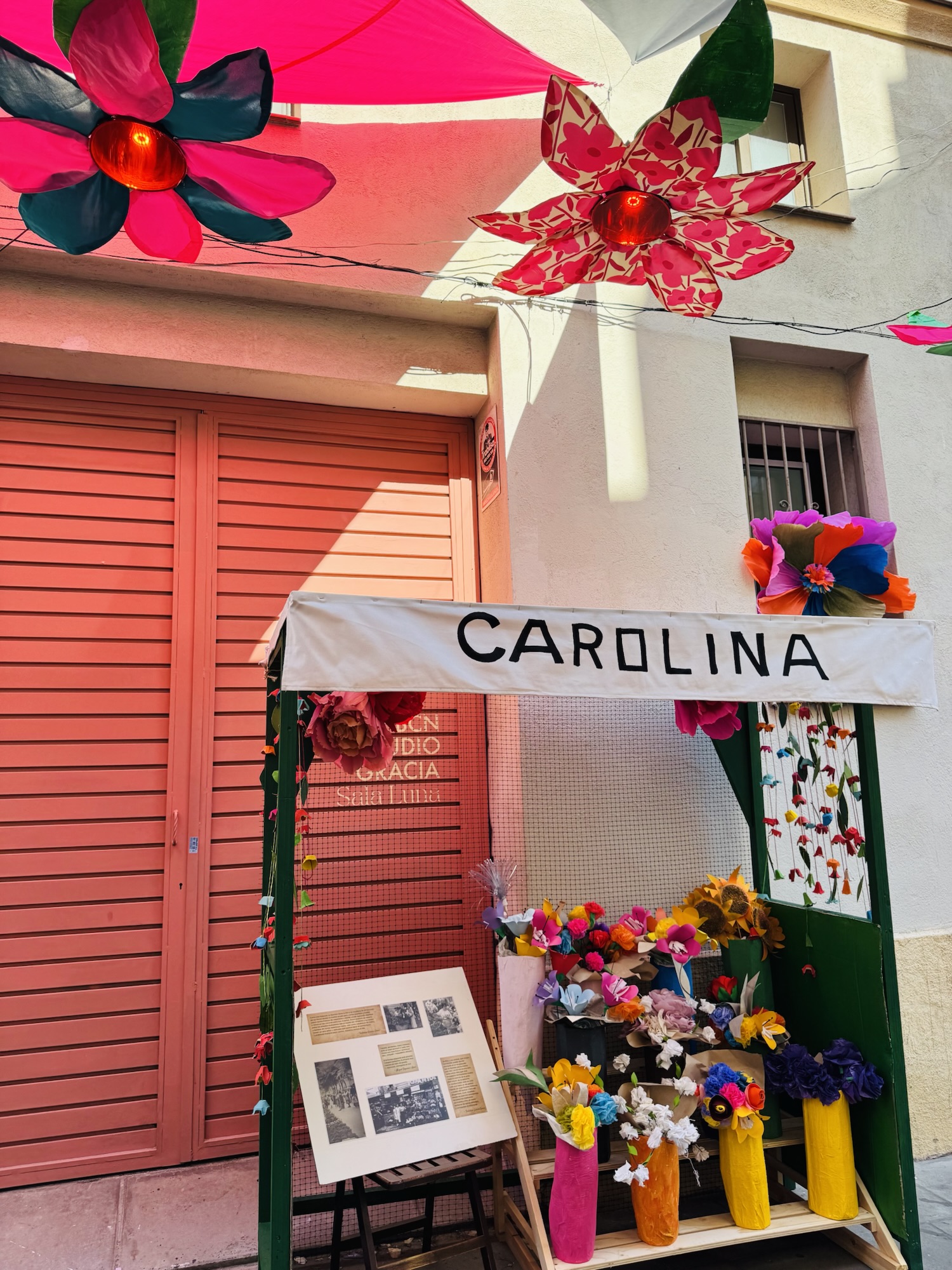 Festival in Gràcia neighborhood Barcelona