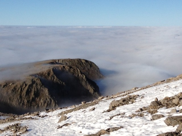 Scottish Munros - Ben Nevis cloud inversion