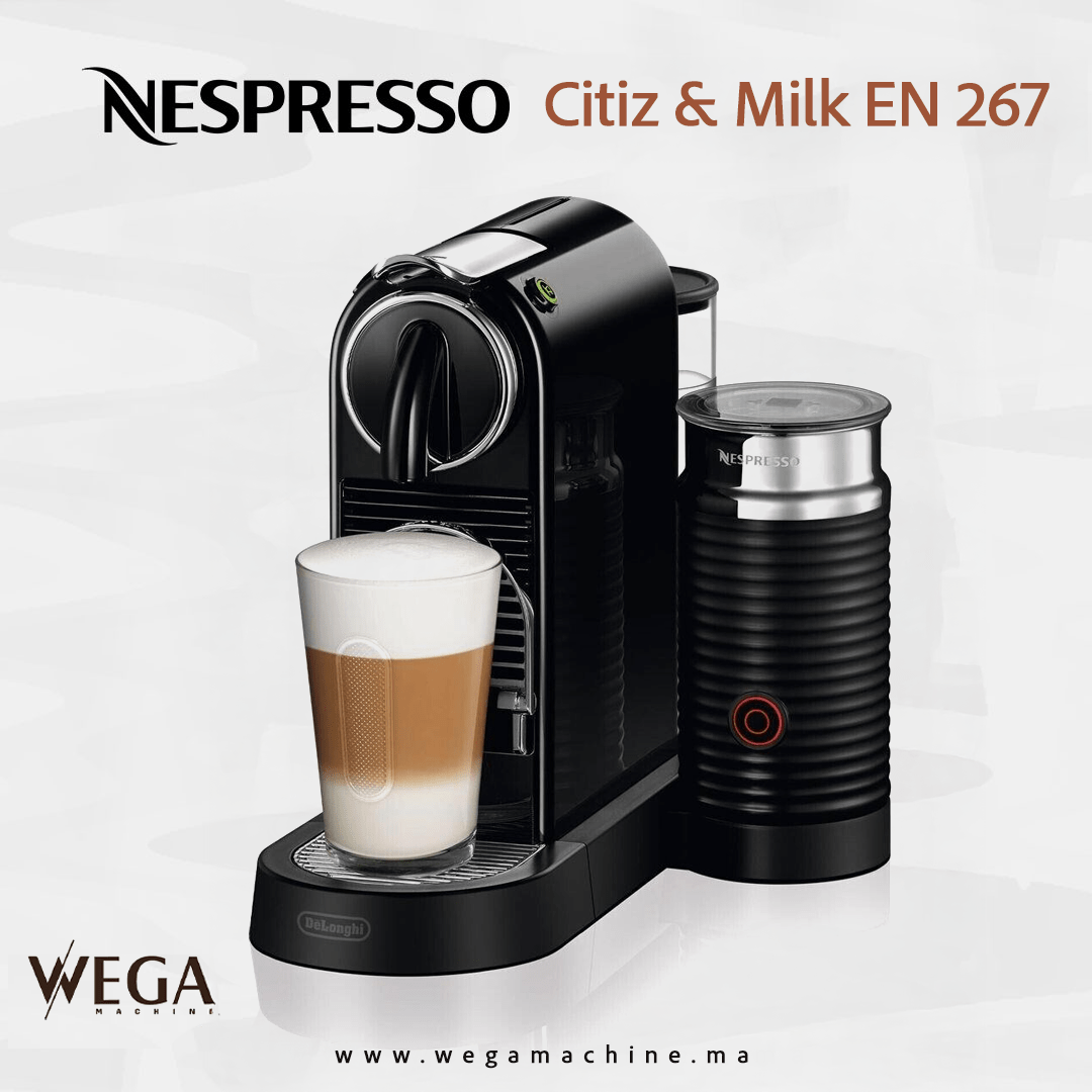 Nespresso Citiz & Milk EN 267 Occasion – Machine a Capsules avec Mousseur a Lait