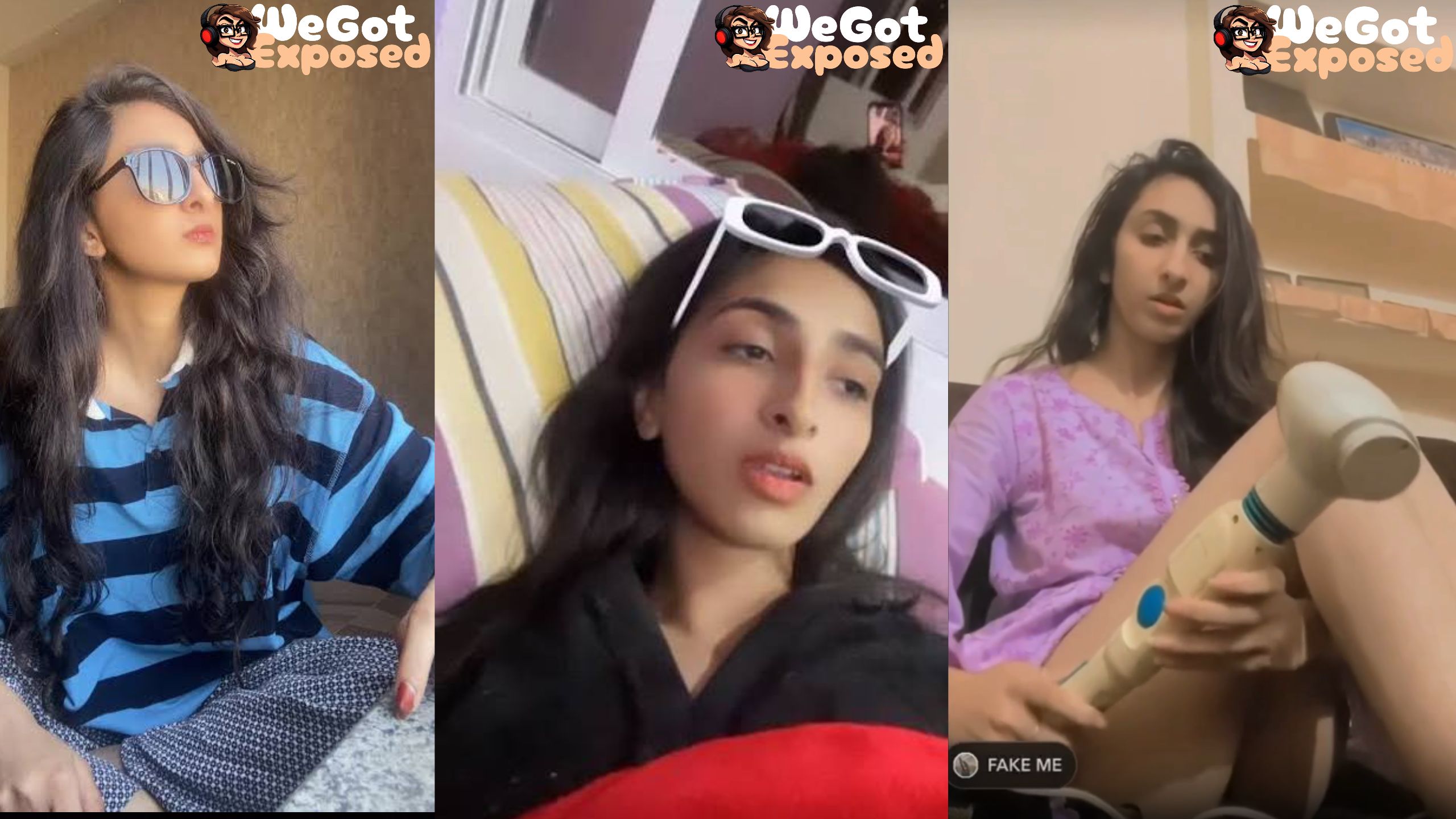 Famous Pakistani Tiktoker Warishaw Aish Leaked Video PART 3, Vibrator In Her Pussy and Loud Moaning