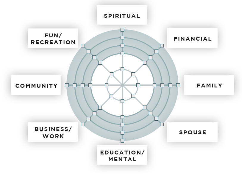 Quality of life wheel