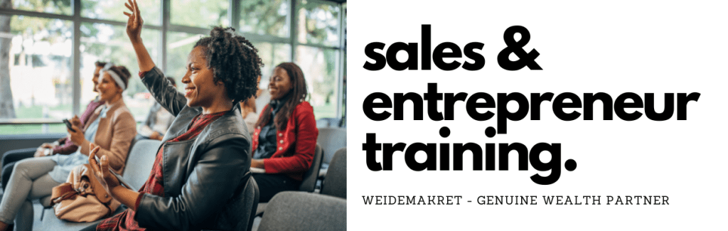 start-up advice: sales and entrepreneur training session