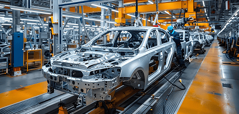 Automotive manufacturing assembly line