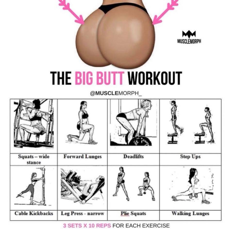 This resistance can be in the form of weight training, body. Booty Building Workouts