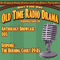 Audio cover for Suspense – The Burning Court