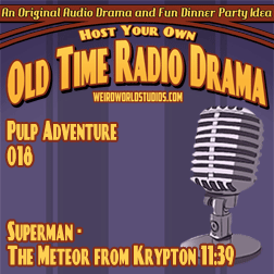 Audio cover for Superman - The Meteor from Krypton