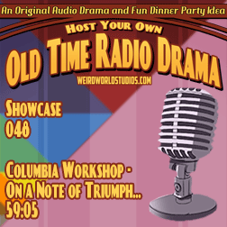 Audio cover for Columbia Workshop - On a Note of Triumph