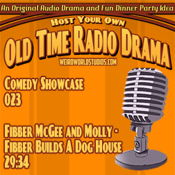 Audio cover for Fibber McGee and Molly - Fibber builds a dog house