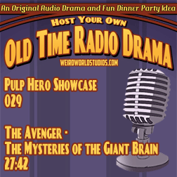 Audio cover for The Avenger - The Mystery of the Giant Brain