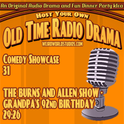 Audio cover for The Burns and Allen Show - Grandpa's 92nd Birthday