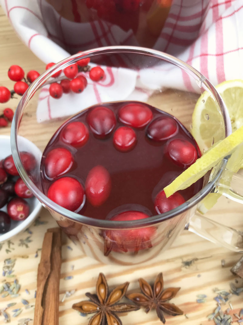 Cranberry Punsch – weiss &amp; schwarz