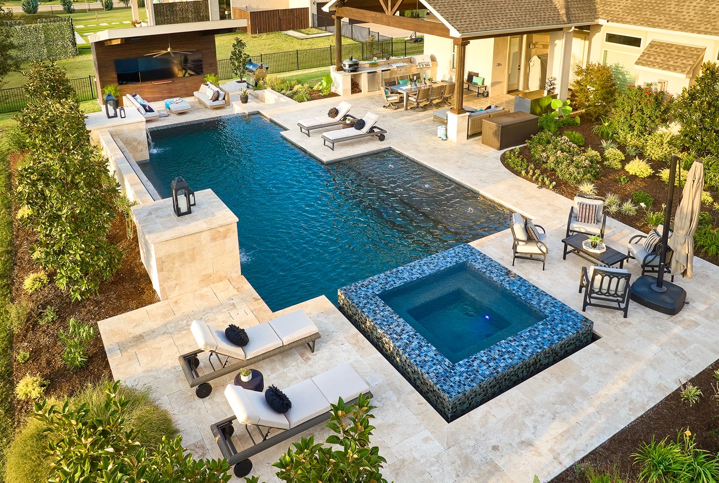 Weisz Selection Shade Structures, Landscape and Pools - luxury backyard transformation