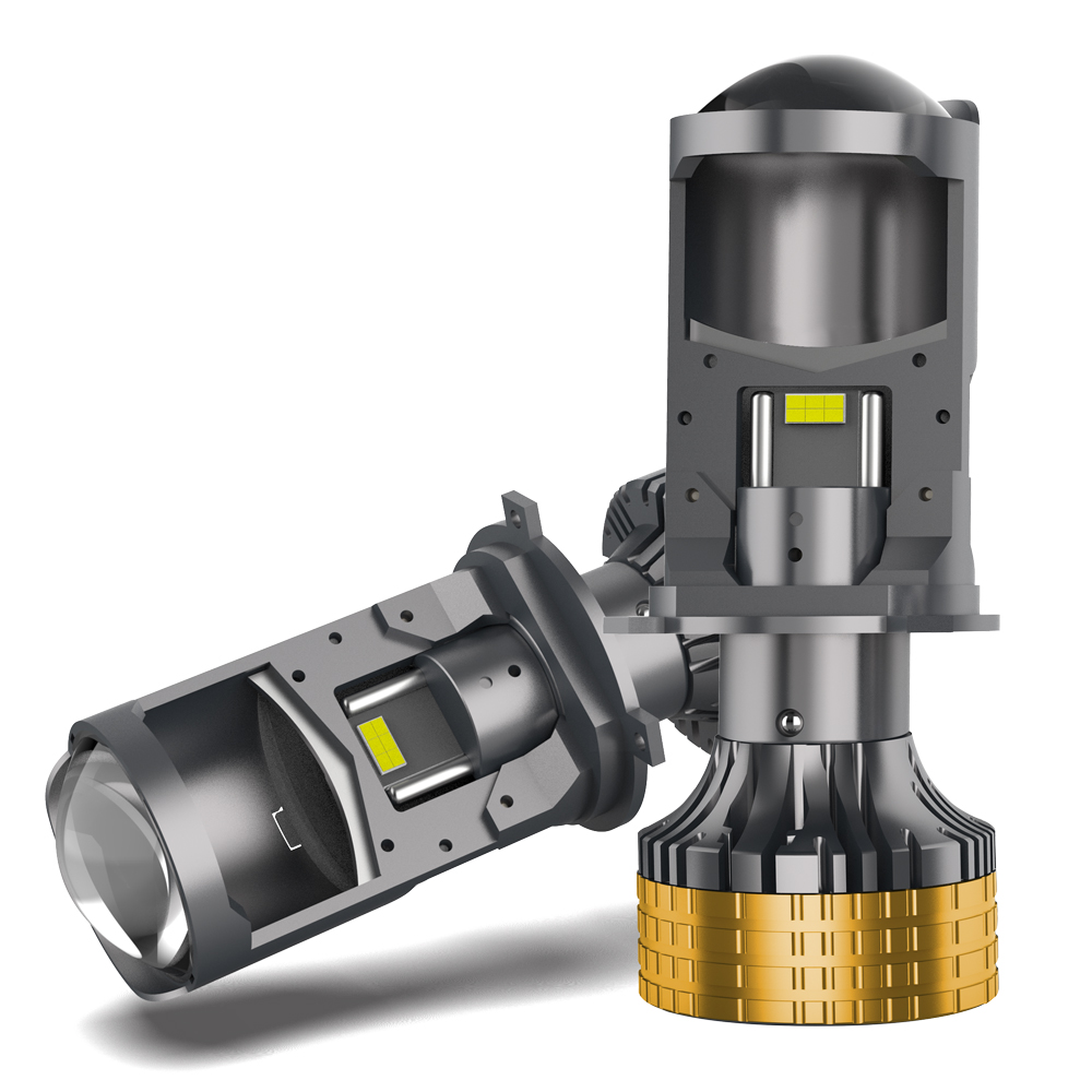 T90pro Series | 160W Super Bright H4 9003 High/Low Dual Beam LED Mini Projector Headlight Bulbs For Car & Motorcycle