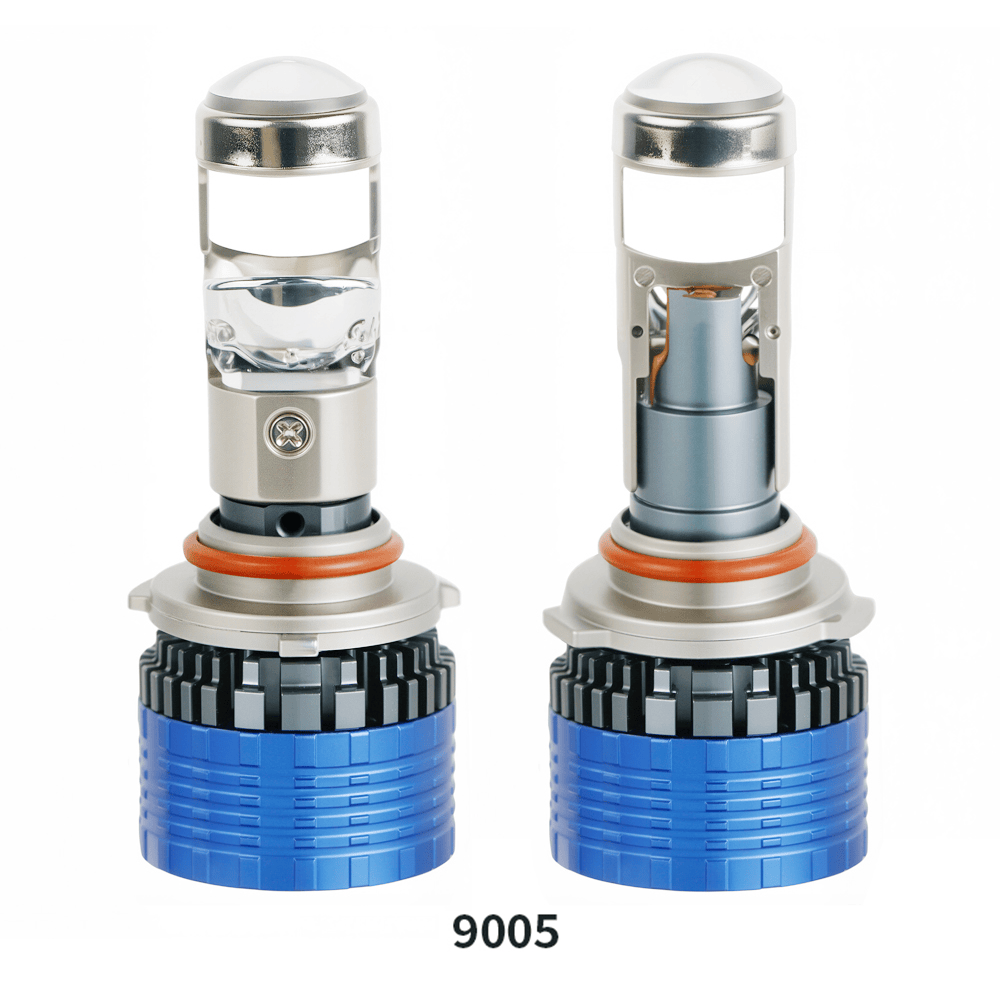 T81 Series | Super Bright 84W 8400LM Mini Projector Lens LED Headlights H4 H7 H11 9005 9006 Auto Projector Headlight Bulbs