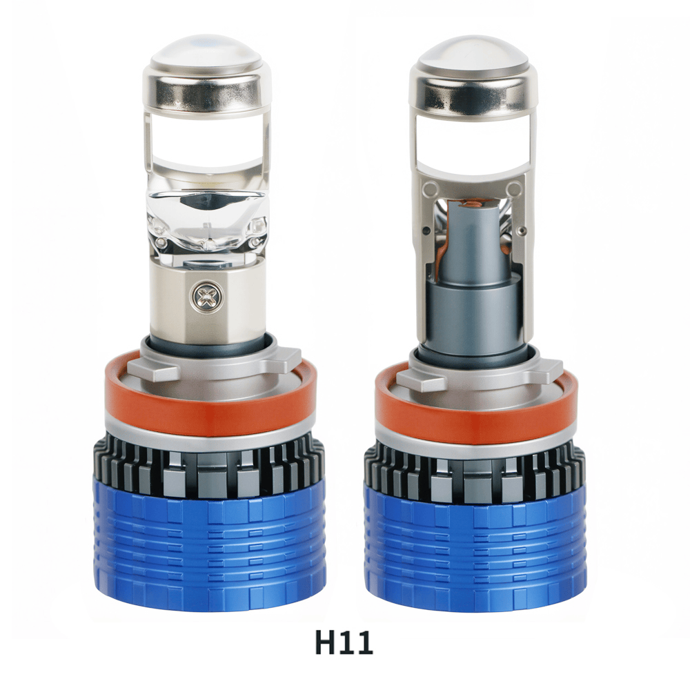 T81 Series | Super Bright 84W 8400LM Mini Projector Lens LED Headlights H4 H7 H11 9005 9006 Auto Projector Headlight Bulbs