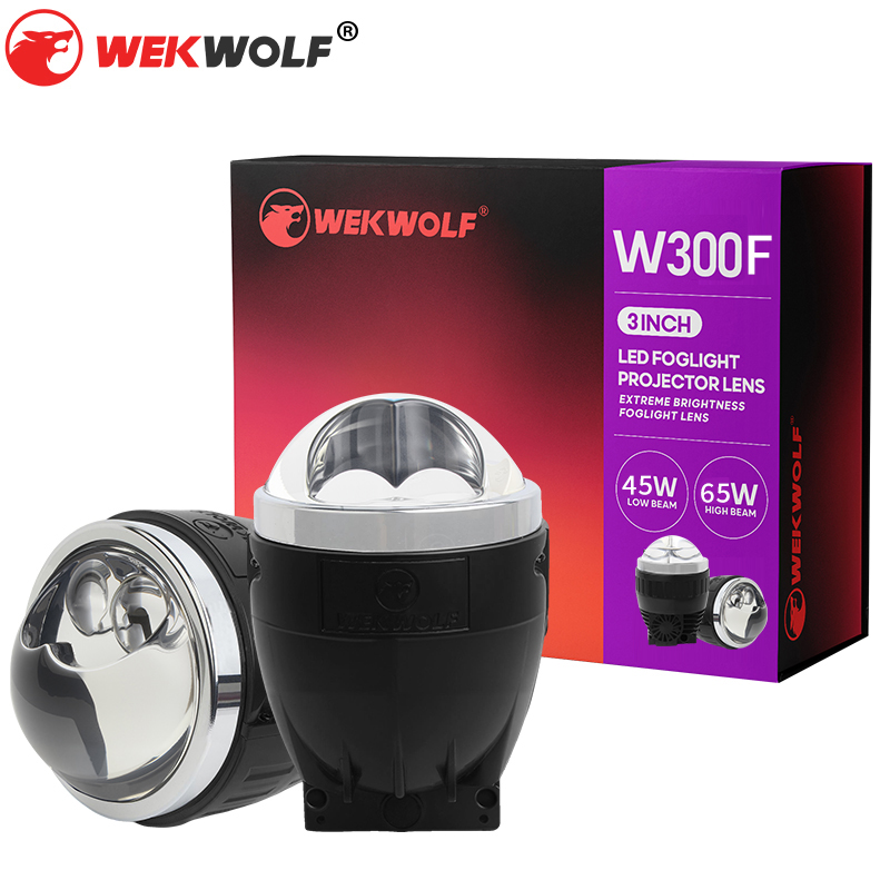 W300F Series | Wholesale 3-inch Dual Direct with Fan Dual-Beam Bi Projector Lens LED Fog Light for Car