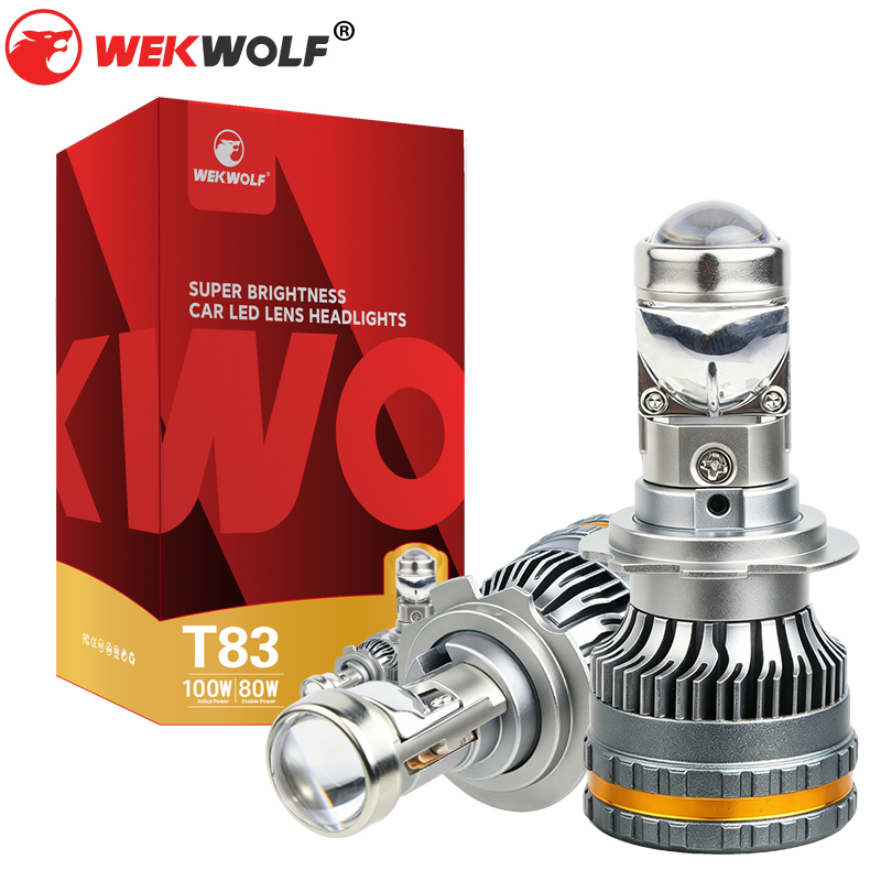 T83 | Car LED projector fog lights H4 and single beam Starting 50W   Stable 40W