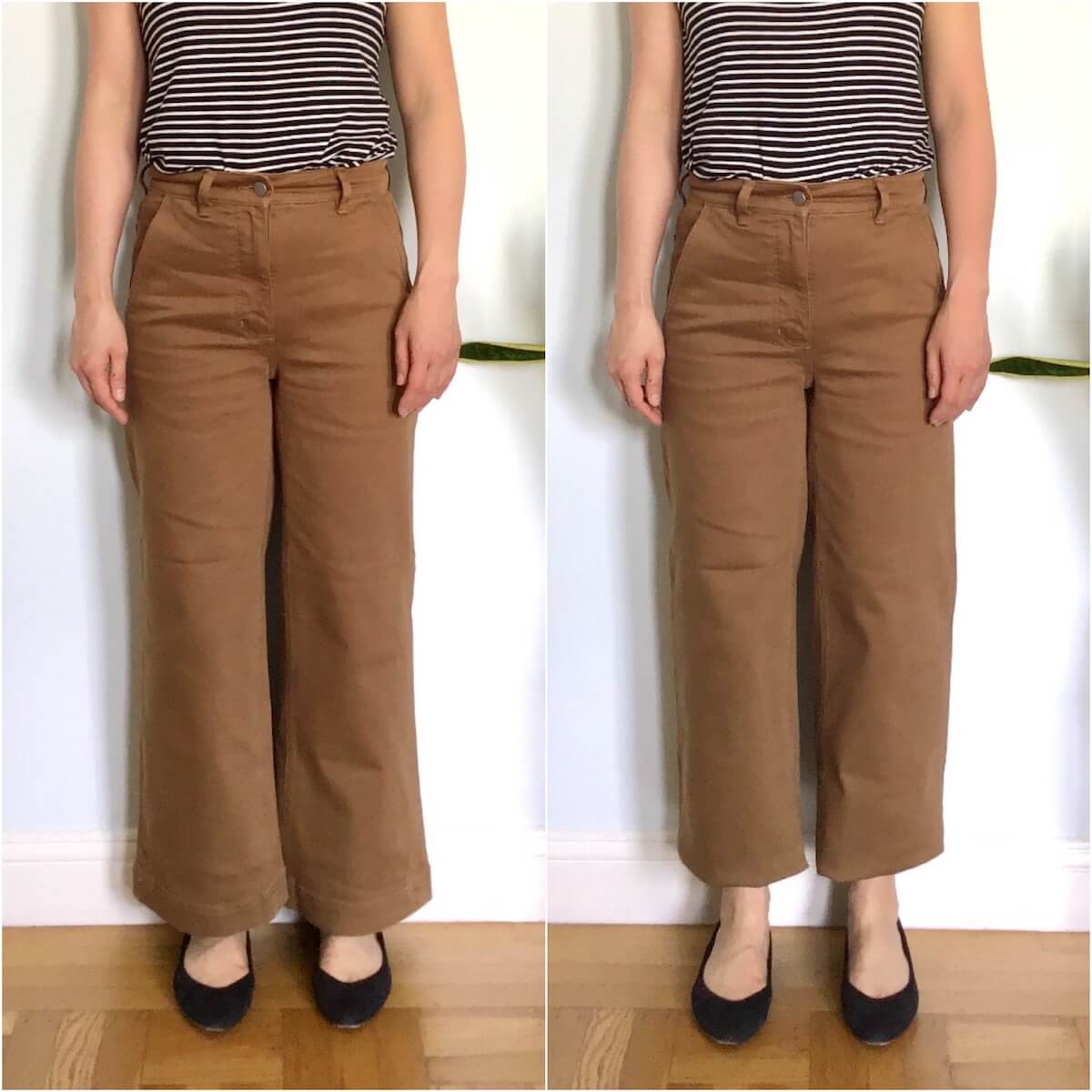 wide leg crop pant everlane