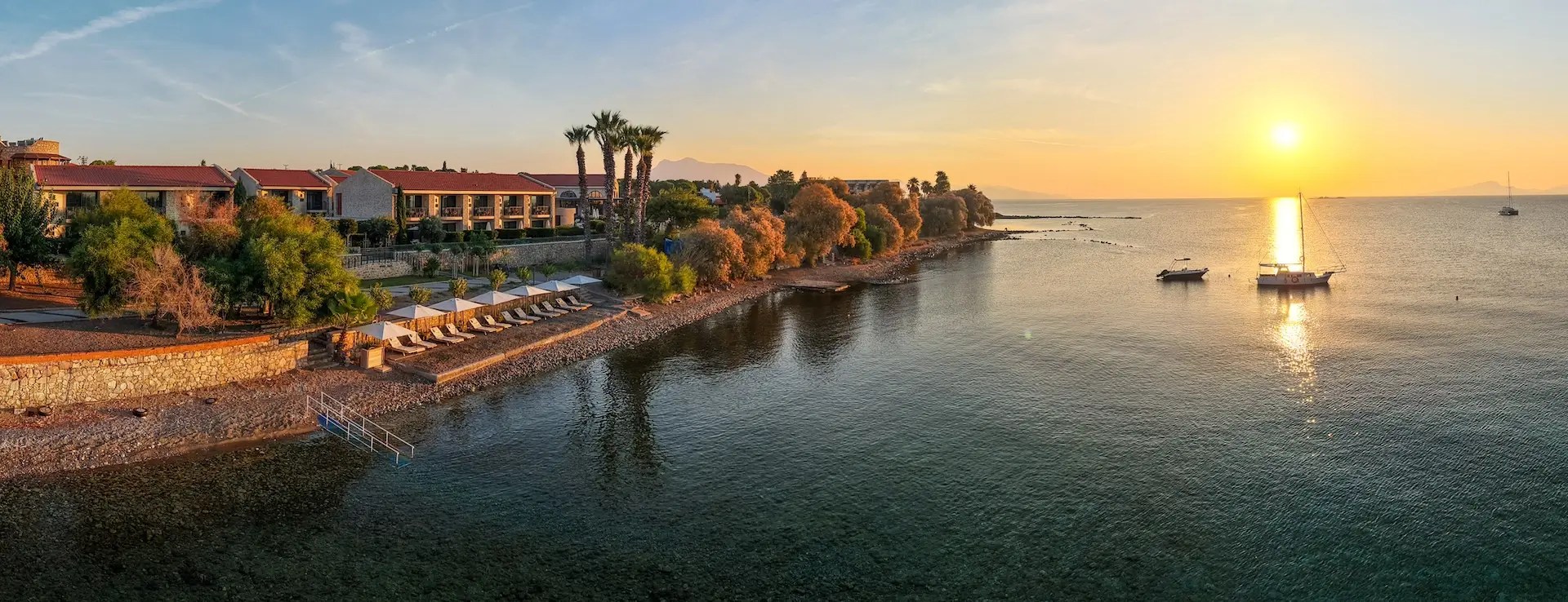 Palaia Hotel Datça gerçek tesis görünümü