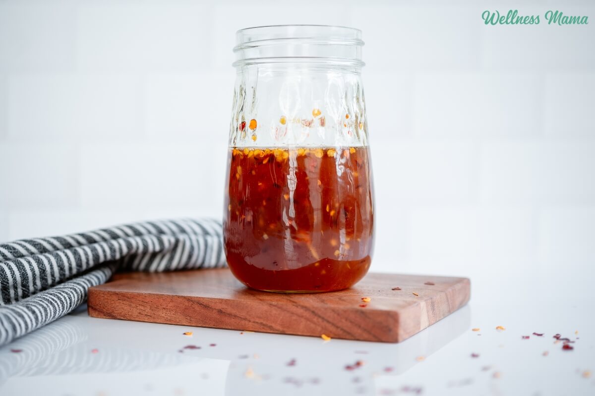 Homemade sweet chili sauce (with clean ingredients)