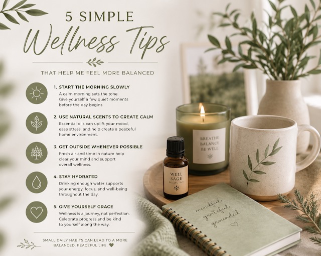 5 Simple Wellness Tips to Help Me Feel More Balanced