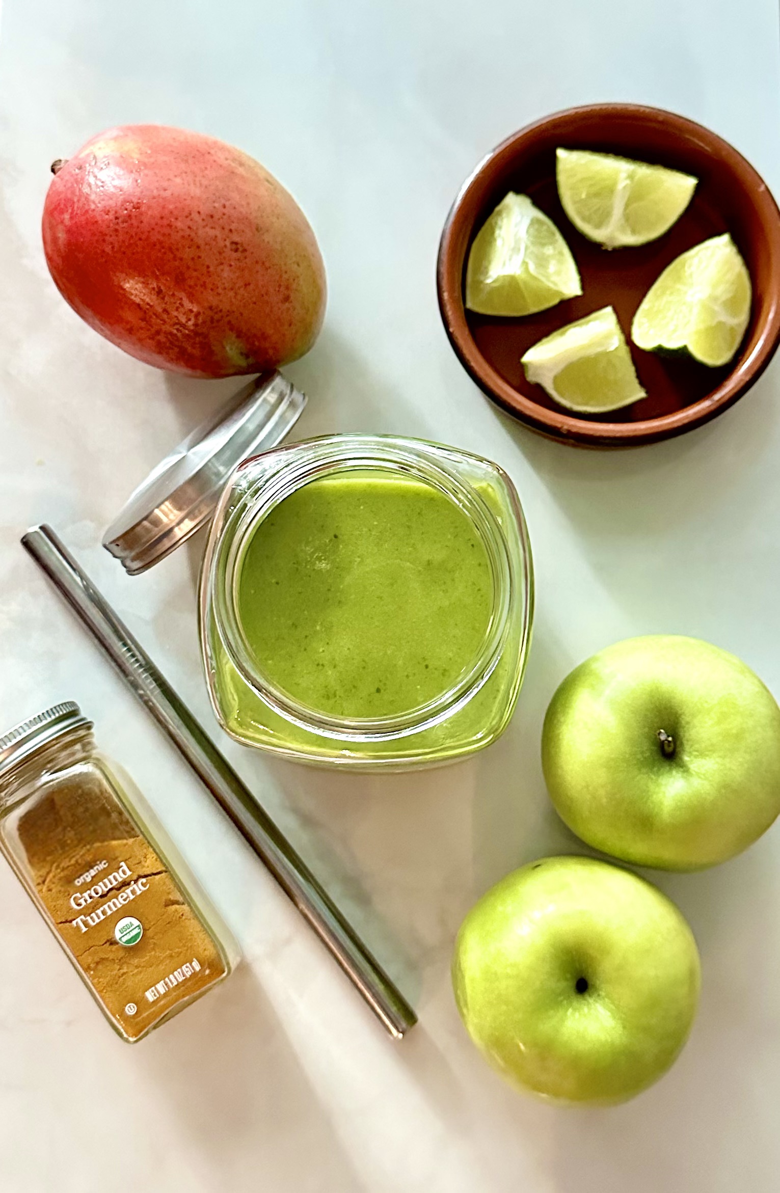 At Home Detox Island Green Smoothie - Revamped to Promote Good Gut Health