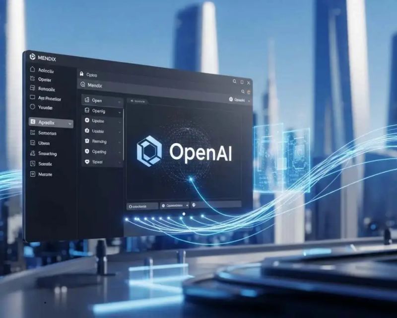 Genai Mendix Openai Marketplace Mendix Lowcode Ai Genai Opensource Llm Developers - Classic Colorful Pattern - Mobile