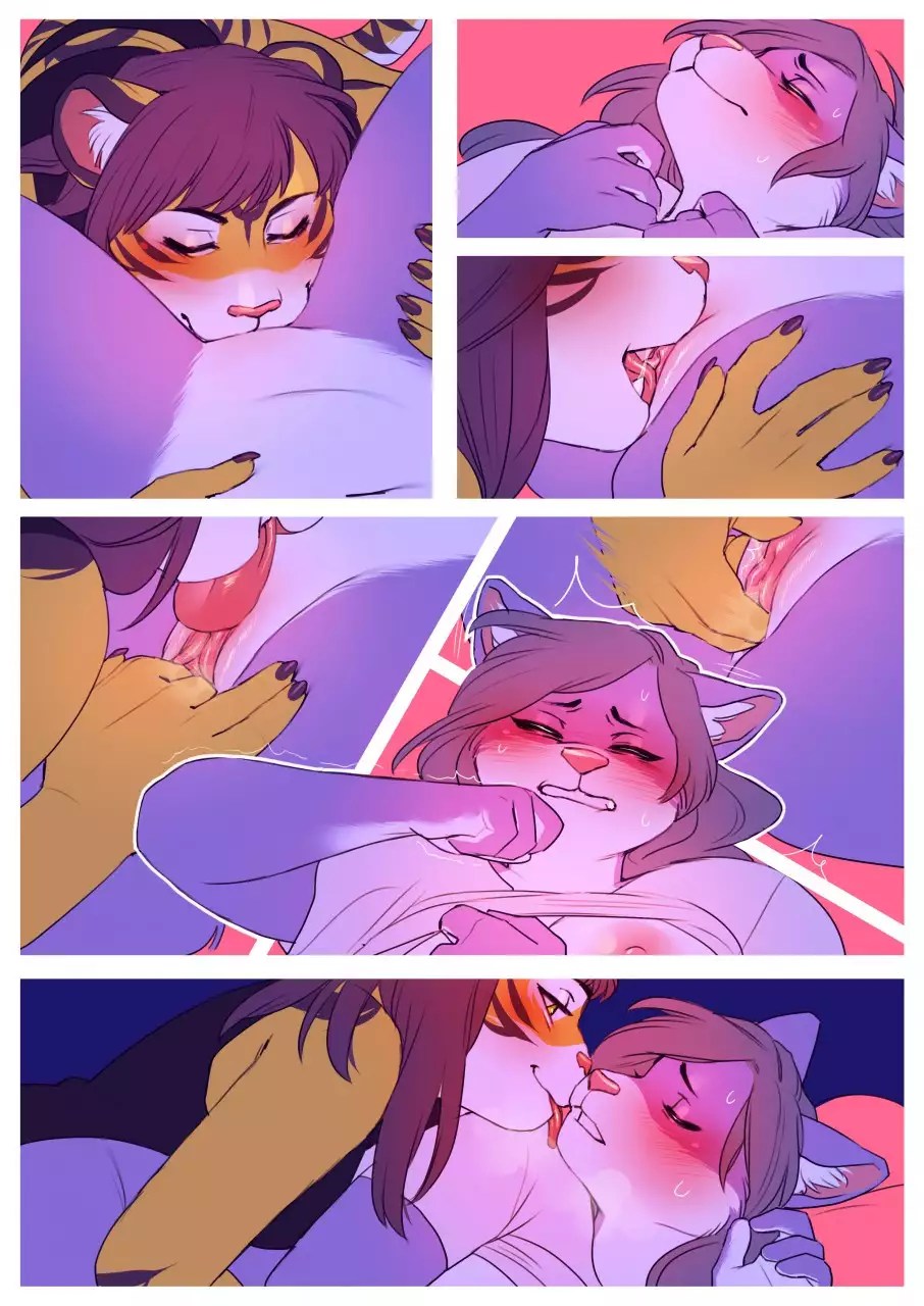 Freshman Sleepover Furry Yiff Comic.