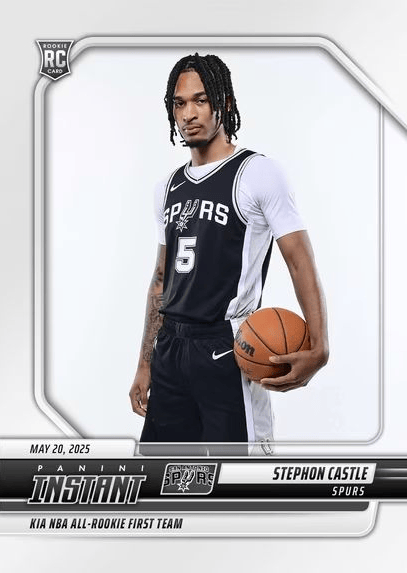NBA-2025-Instant-Basketball-Stephon-Castle-591-All-Rookie-First-Team