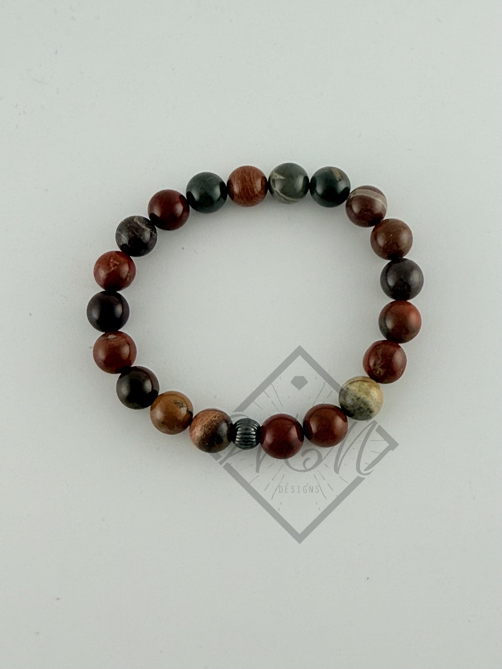 Apple Jasper Clara Stretch Bracelet