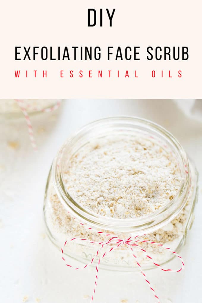 Homemade face scrub for glowing skin