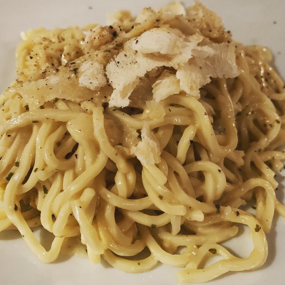 Spaghetti met heel veel kaas