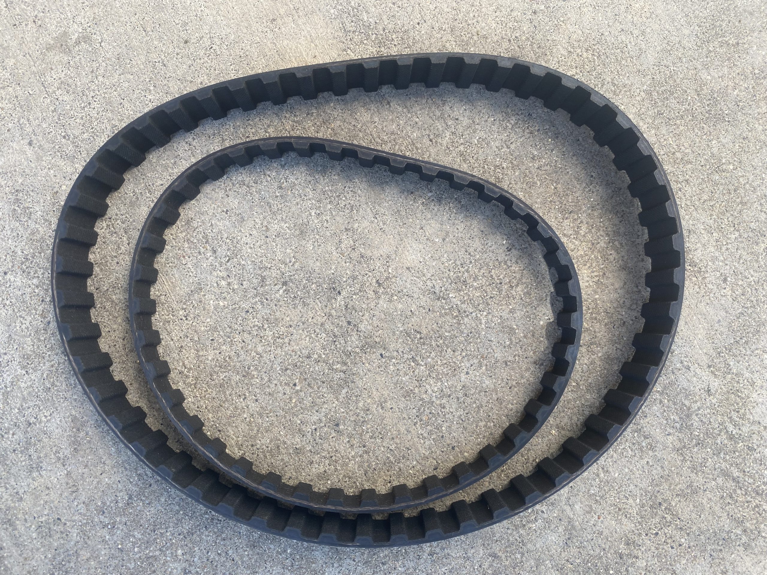 **2 NEW Replacement Belt SET** for use with a CLARKE DU-8R Floor Sander Drum & Fan