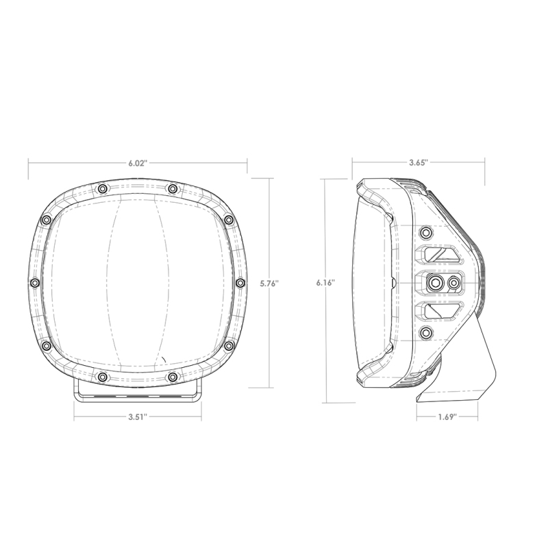 Rigid Industries Adapt XP Xtreme Powersports LED Light (Pair