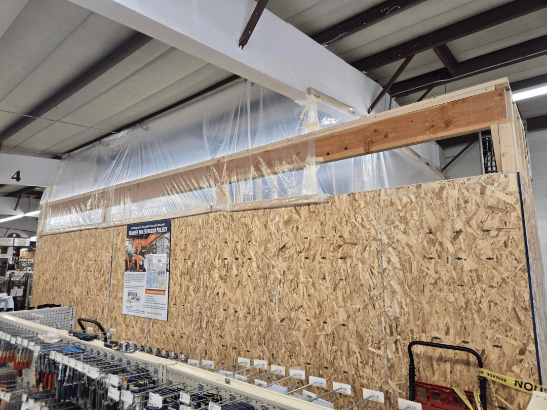 Western Implement showroom remodel progress 2