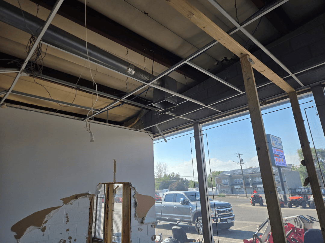 Western Implement showroom remodel progress 5